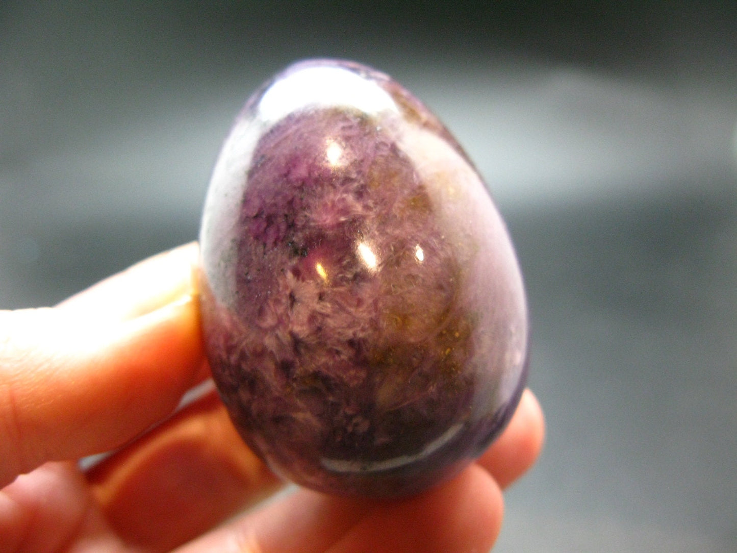 Nice Charoite Egg from Russia - 87.38 Grams - 1.9"