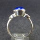 Lapis Lazuli Silver Ring From Afghanistan - 4.0 Grams - Size 9.25