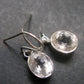 4.04 Carat Phenakite Phenacite Sterling Silver Earrings from Russia