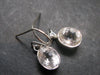 4.04 Carat Phenakite Phenacite Sterling Silver Earrings from Russia