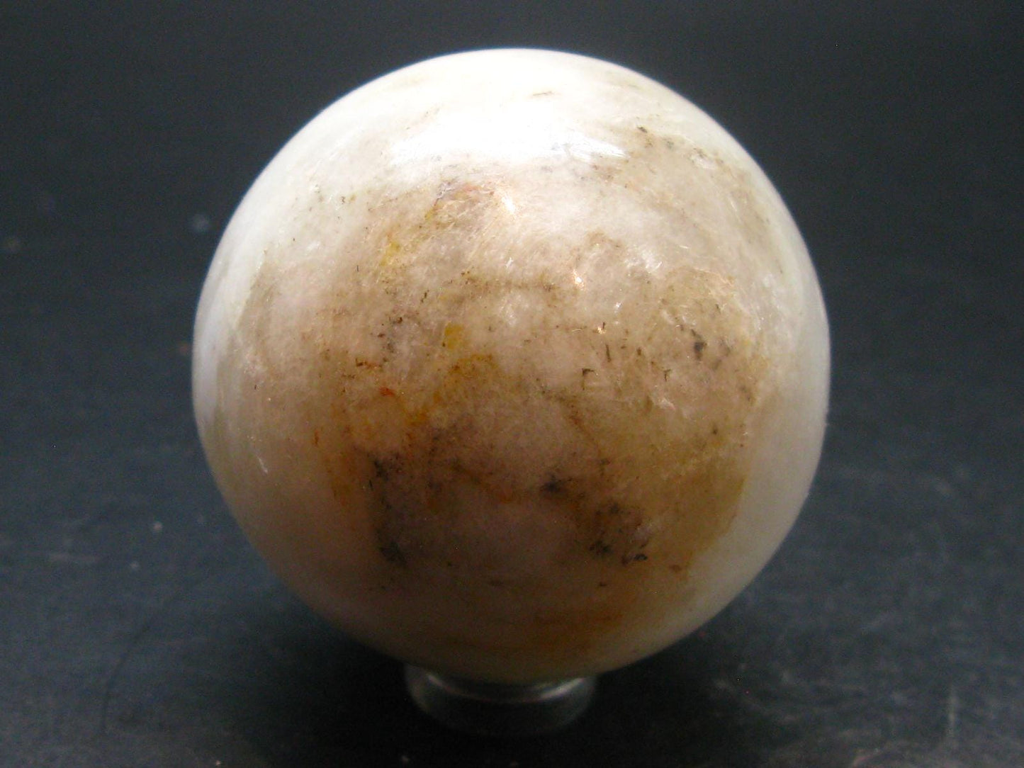 Rare White Barite Sphere From Norway - 1.8"