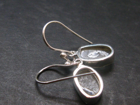 Phenakite Phenacite Crystal Silver Earrings from Russia - 2.51 Grams