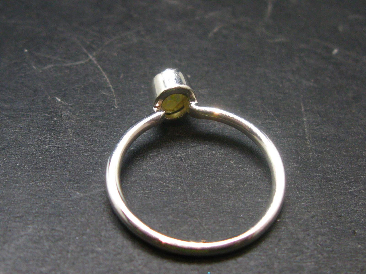 Sphalerite Silver Ring From Spain - Size 7 - 1.86 Grams