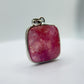 Cobalto Calcite Silver Pendant Pink Crystal Gemstone Natural Stone Jewelry Gift
