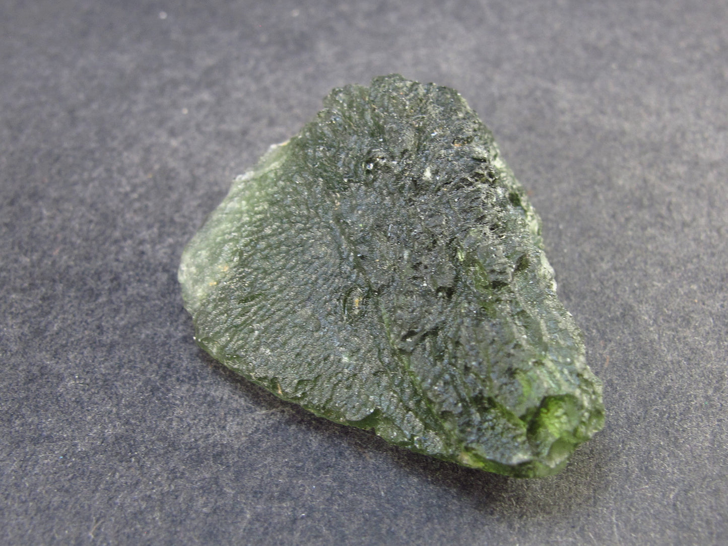 Moldavite Tektite Raw Piece from Czech Republic - 1.6" - 66.9 Carats - 13.3 Grams