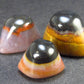 Perfect! Lot of 3 Agate Shiva Eyes from India