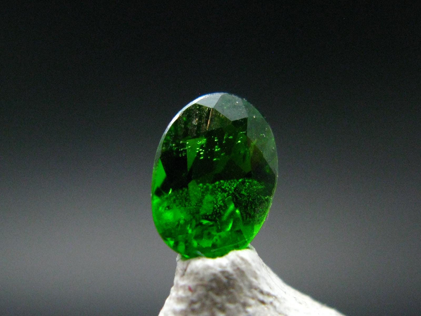 Chrome Diopside Gem Cut Stone From Russia - 0.74 Carats