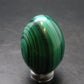 Malachite Egg Carving From Congo - 1.4" - 51.81 Grams