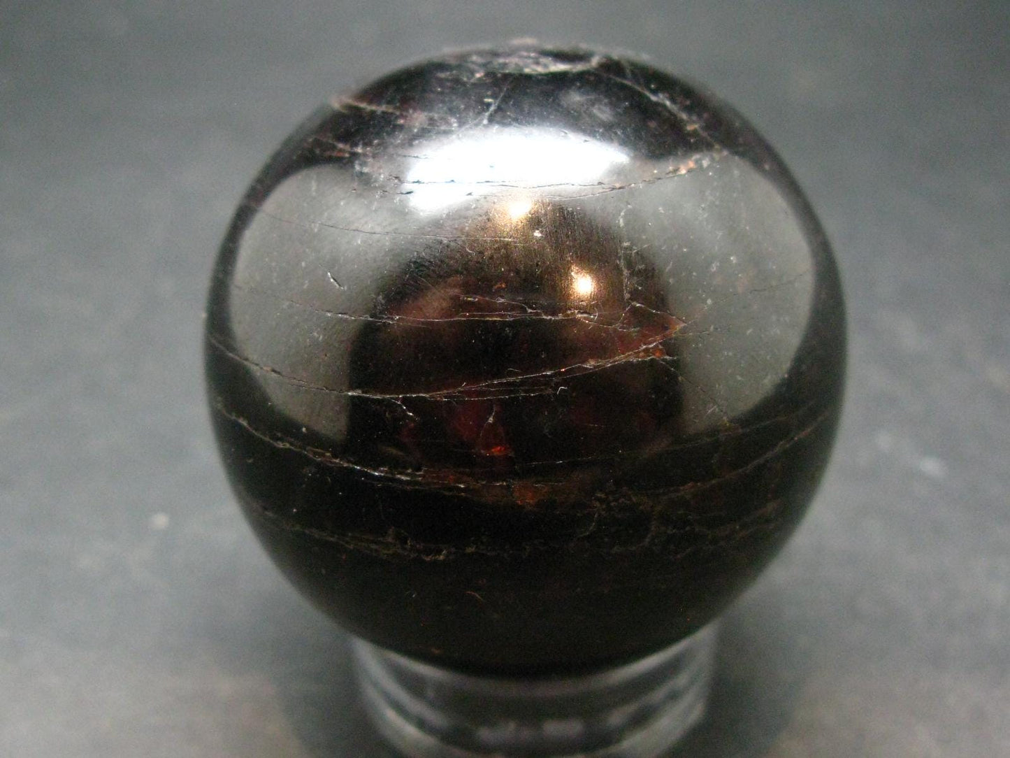Red Garnet Almandine 1.9" Sphere From India - 246.26 Grams