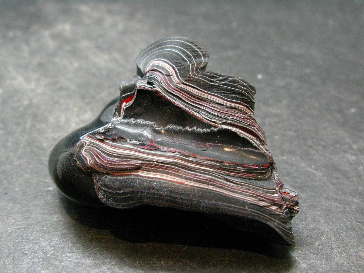 Very Cool Fordite "Detroit Motor City Agate" from Michigan - 1.9"- 15.13 Grams