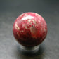 Rare Red Thulite Sphere Ball From Norway - 0.9" - 22.42 Grams