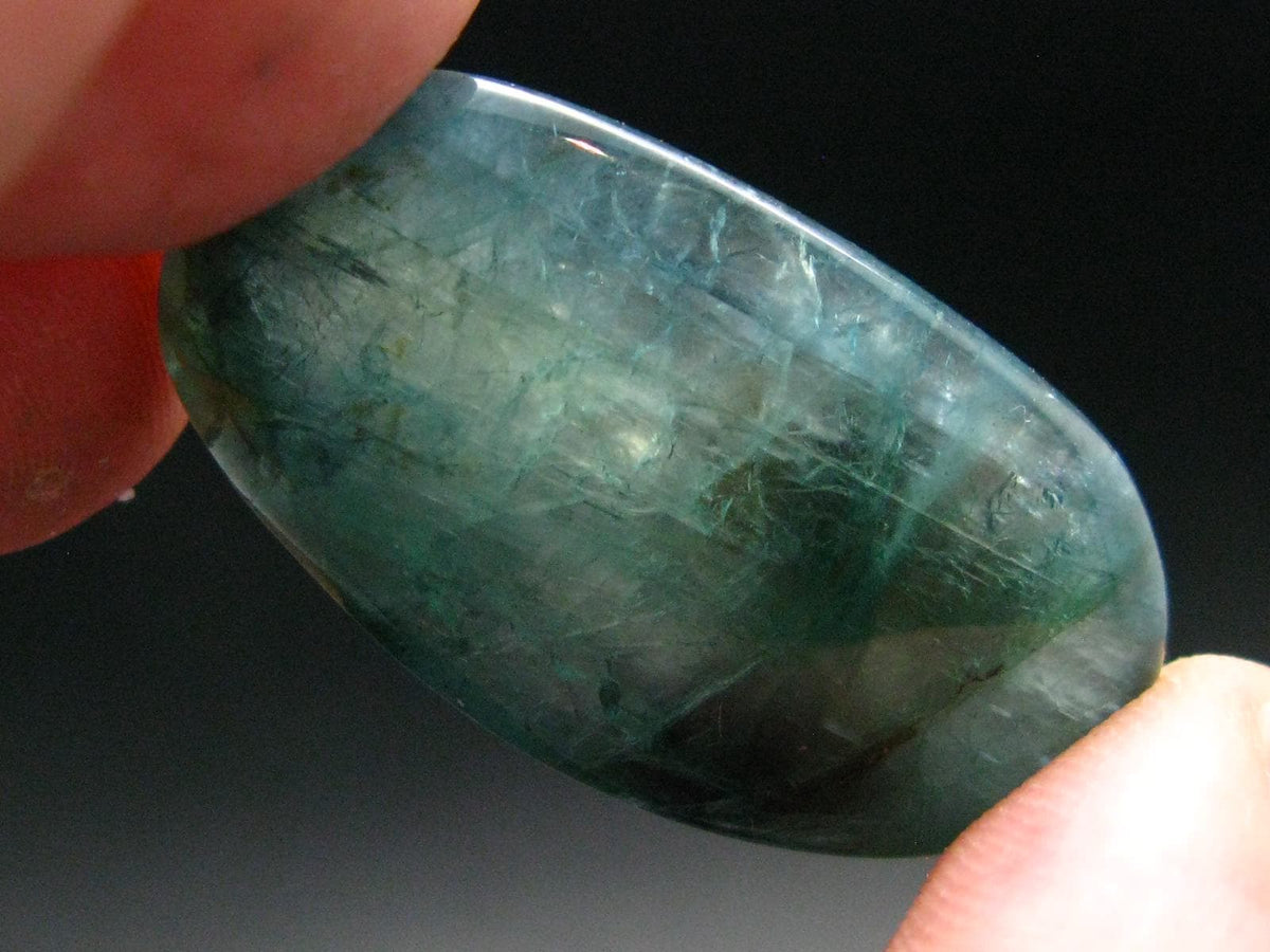 Extremely Rare Tumbled Grandidierite Stone From Madagascar - 1.3" - 41.35 Carats
