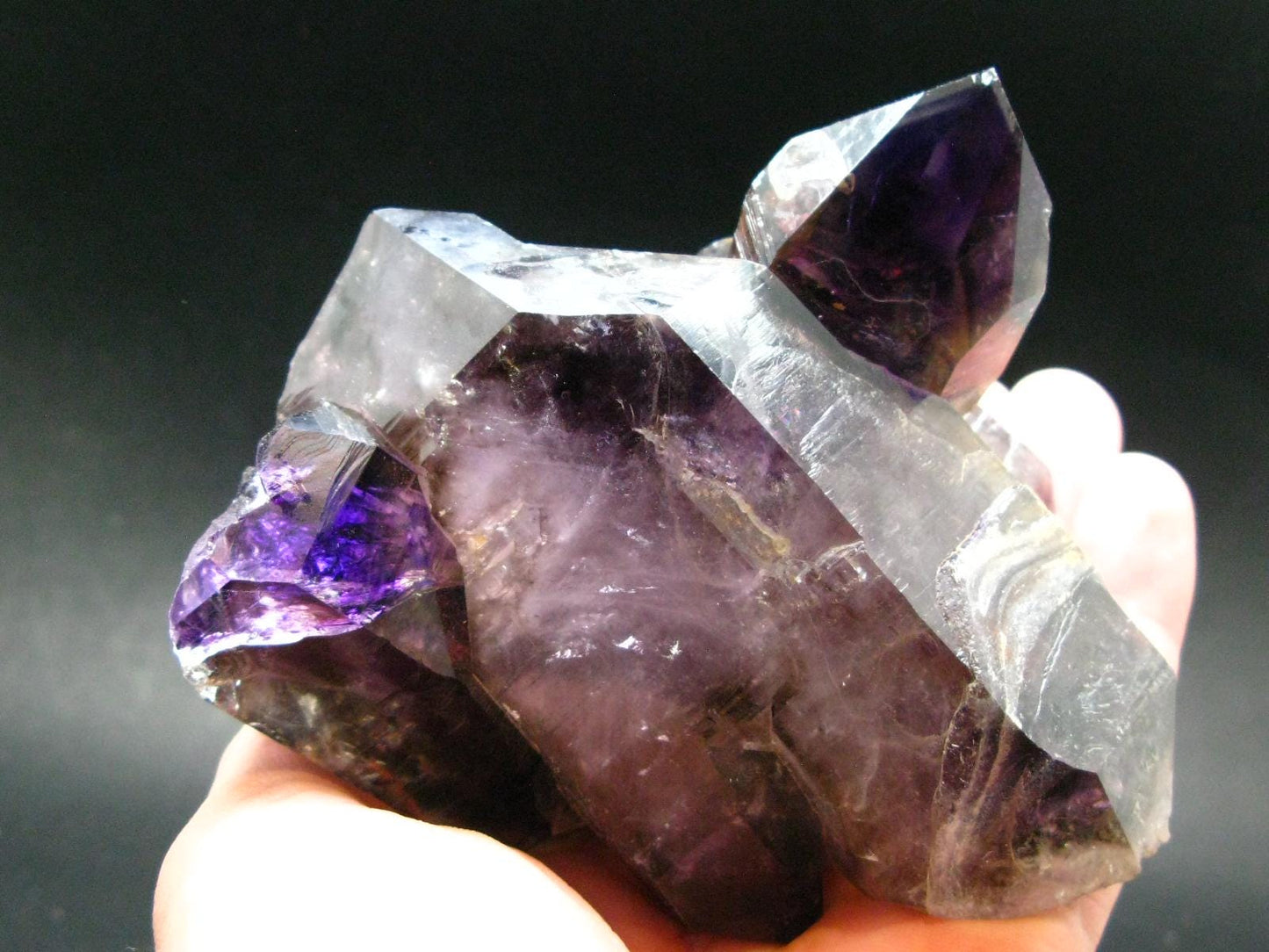 Stunning Brandenberg Brandberg Amethyst Quartz Cluster From Namibia - 4.7"