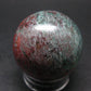 Crimson Cuprite w/ Chrysocola Sphere Ball from Mexico - 1.6" - 119.2 Grams