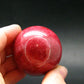 Rare Red Thulite Sphere Ball From Norway - 1.6" - 112.85 Grams