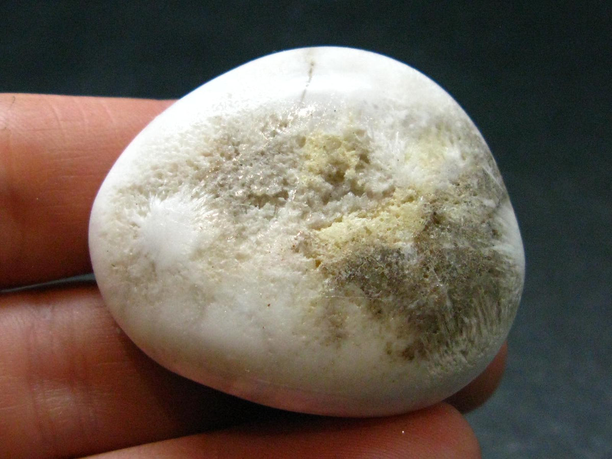 Natrolite Tumbled Stone from Indonesia - 1.5" - 21.90 Grams