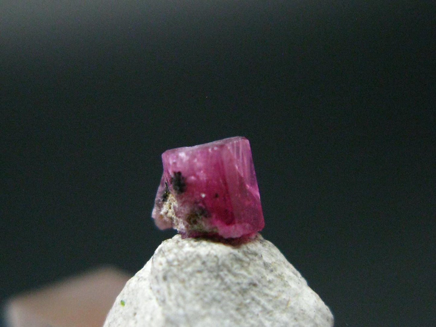 Nice Rare Gem Bixbite Red Emerald Beryl Crystal From Utah USA - 0.39 Carats