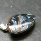 Natural Pietersite Polished Silver Pendant from Namibia - 1.0" - 2.32 Grams