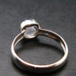 Gray Herderite Silver Ring from Africa - Size 7 - 1.84 Grams