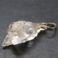 Goshenite Beryl Crystal 925 Silver Pendant From Brazil - 1.1" - 2.12 Grams