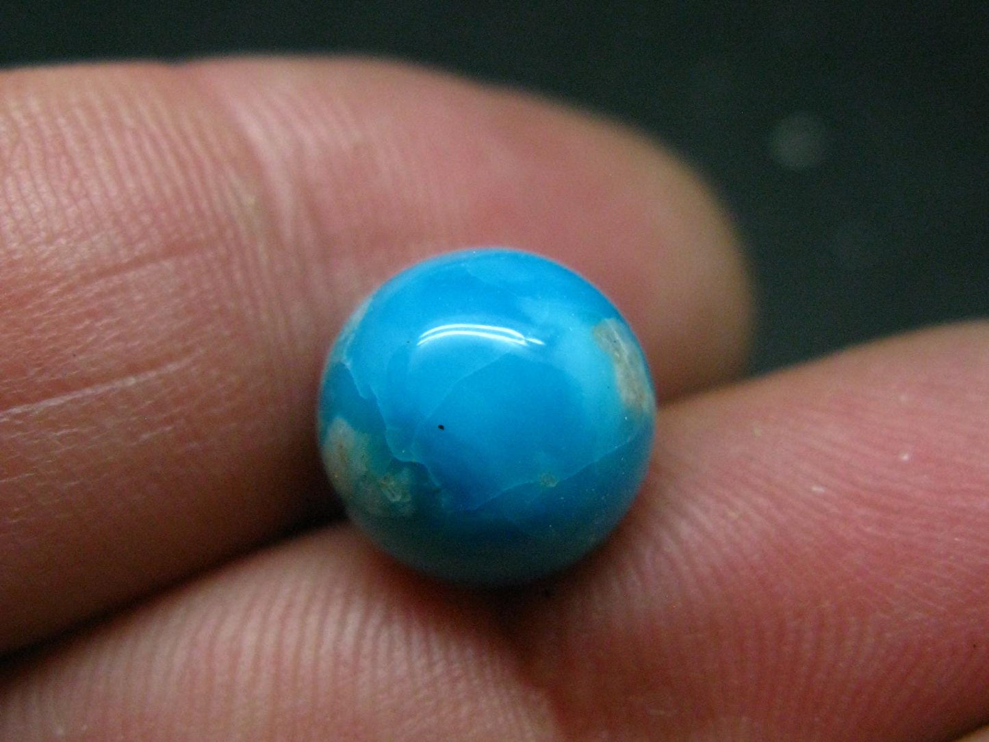 Genuine Turquoise Ball Sphere From USA - 1.1cm - 8.50 Carats
