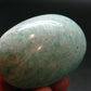 Rich Green Amazonite Tumbled Stone From Madagascar - 2.2"