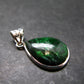 Extremely Rare Natural Maw Sit Sit Crystal Silver Pendant from Myanmar - 1.2" - 4.18 Grams