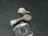 Very Rare White Cryolite 925 Silver Ring from Greenland - Size 9 - 2.47 Grams