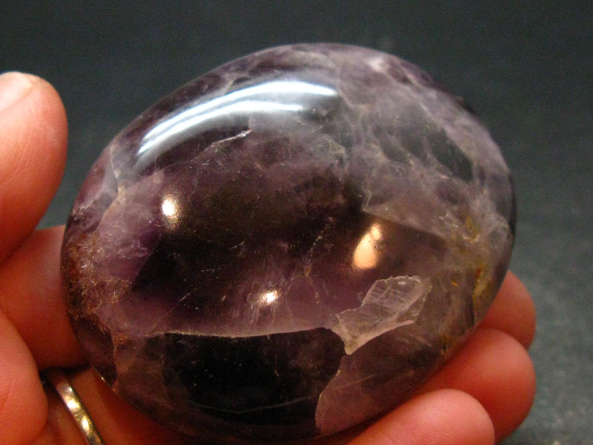 Rare Auralite Super 23 Amethyst Tumbled Stone From Canada - 2.3" - 92.13 Grams