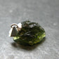 Moldavite Tektite Silver Pendant from Czech Republic - 0.8" - 1.22 Grams
