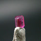 Beautiful Rare Gem Bixbite Red Beryl Emerald Cut Stone From Utah USA - 0.11 Carats - 3.1x2.3mm
