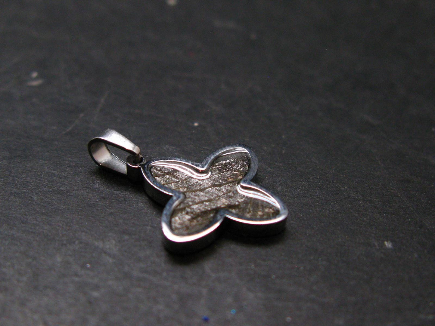 Muonionalusta Meteorite Pendant from Sweden - 0.8" - 1.33 Grams