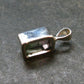 Gem Watermelon Tourmaline Crystal Silver Pendant From Brazil - 0.6" - 1.36 Grams