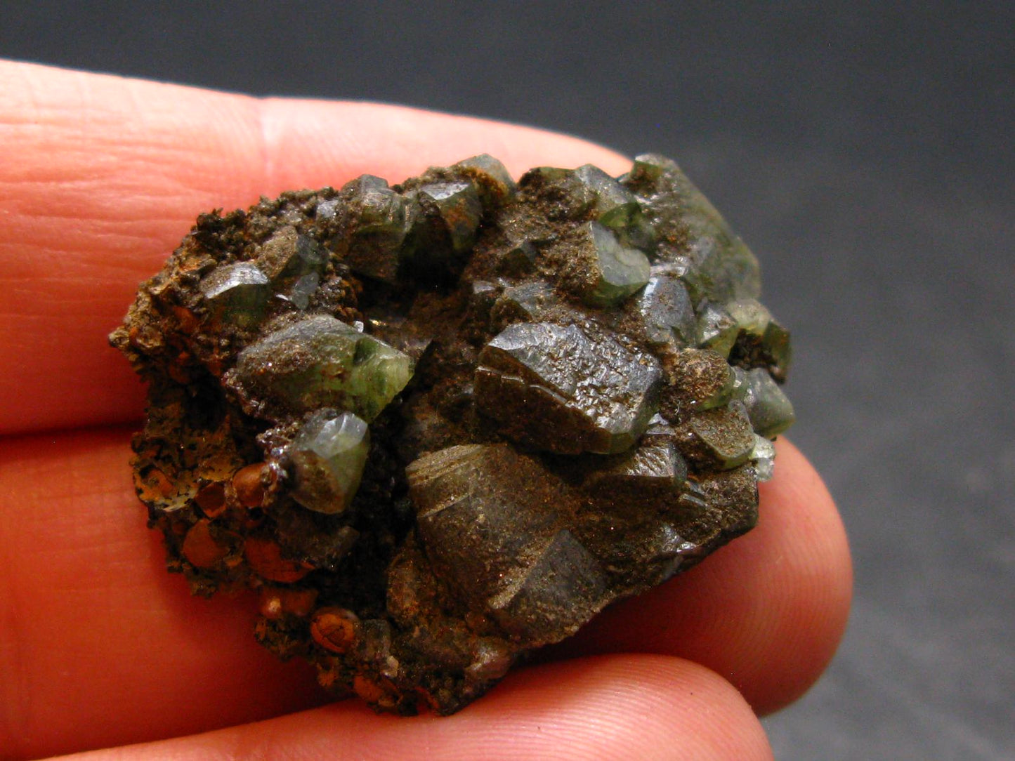 Ludlamite Cluster From Bolivia - 1.2" - 5.29 Grams