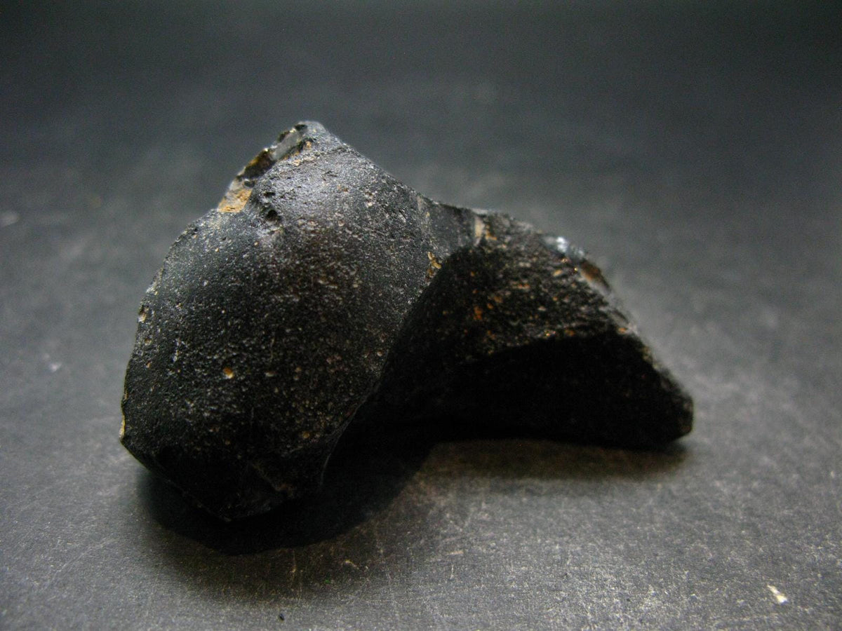 Rare Large Black Tibetan Tektite Raw Piece from Tibet - 2.2" - 42.11 Grams