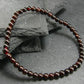 Garnet Almandine Genuine Bracelet ~ 7 Inches ~ 4mm Round Beads