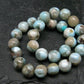 Larimar Genuine Bracelet ~ 7 Inches ~ 6mm Round Beads