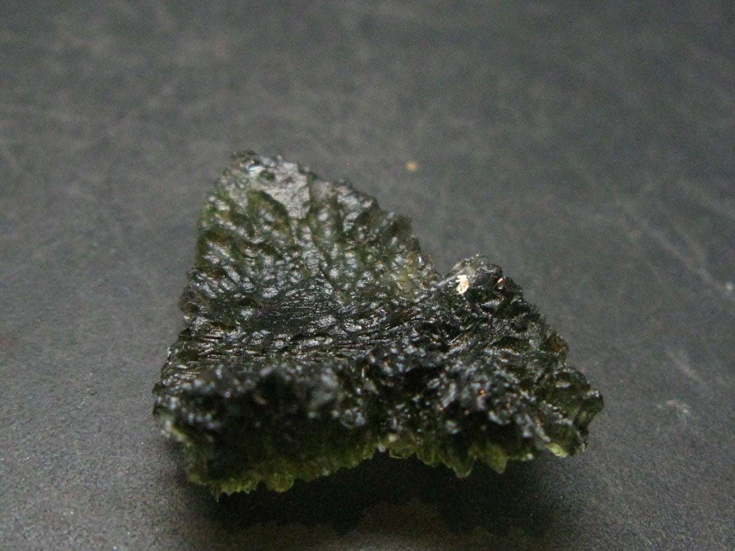Besednice Moldavite Tektite Raw Piece from Czech Republic - 1.2" - 18.75 Carats