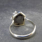 Large Meteorite Campo Del Cielo Sterling Silver Ring from Argentina - 4.90 Grams - Size 6