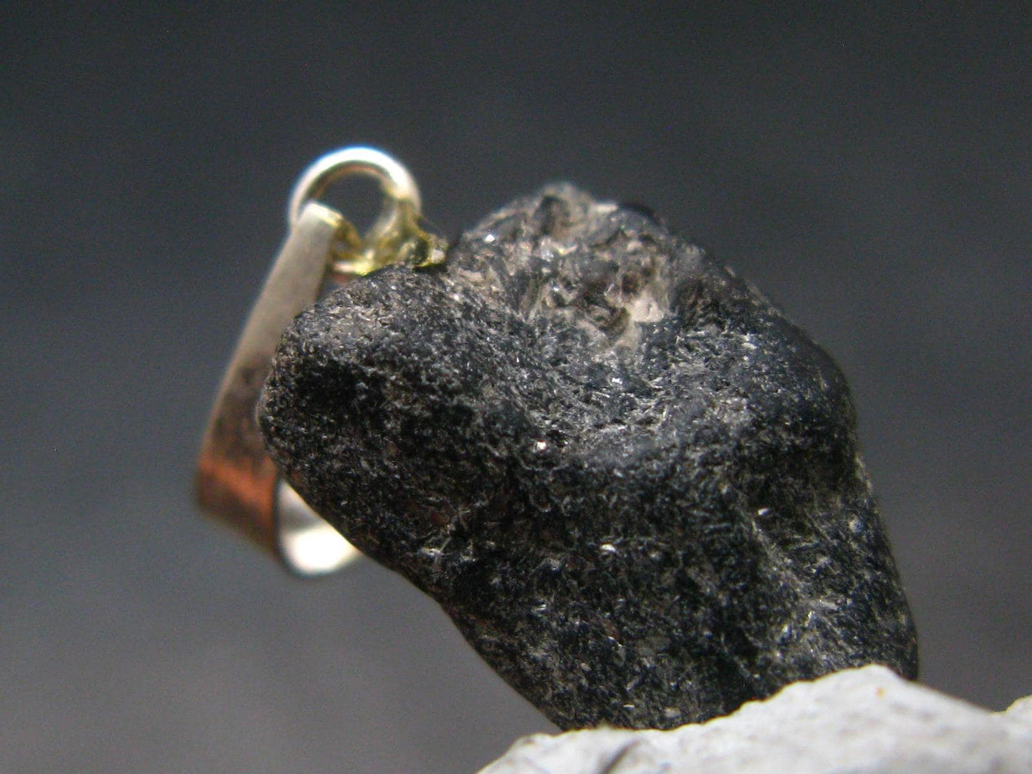 Alexandrite Chrysoberyl Crystal Silver Pendant From Brazil - 1.0" - 1.70 Grams