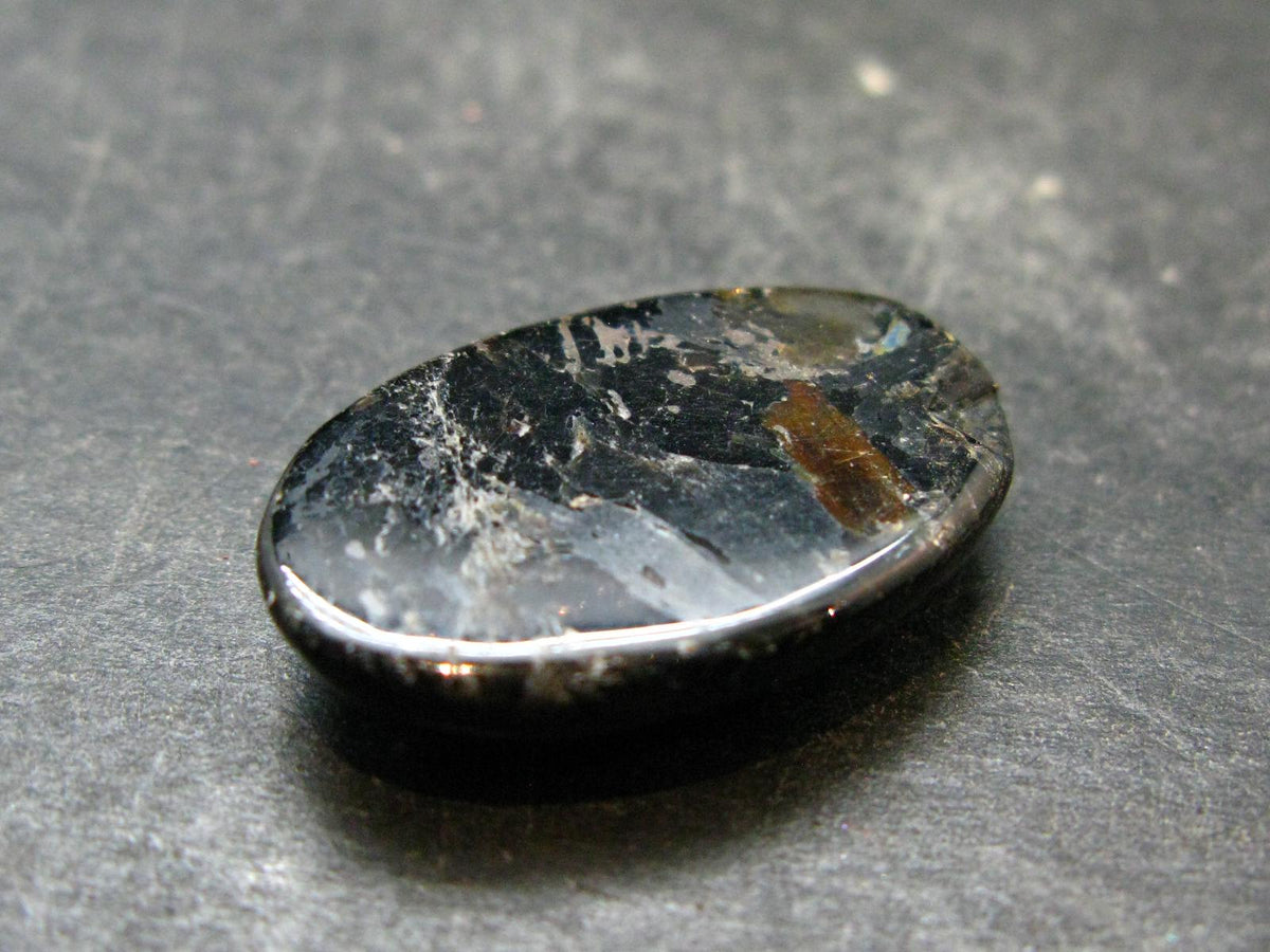 Rare Nuumite Nuummite Cabochon From Greenland - 1.0" - 4.93 Grams
