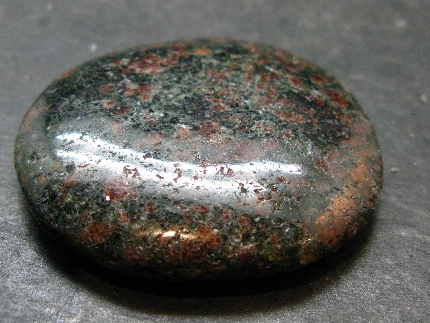 Rare Eclogite Tumbled Stone From Norway - 1.6" - 23.71 Grams