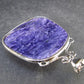 Rare High-Quality Charoite Pendant in SS From Russia - 1.7" - 14.6 Grams