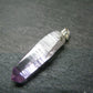 Vera Cruz Amethyst Silver Pendant From Mexico - 1.3" - 2.18 Grams