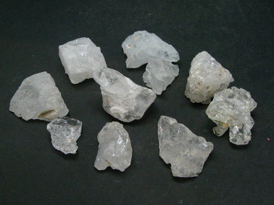 Lot of 10 Gem Pollucite Polucite Crystals from Pakistan - 56.31 Grams