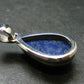 Lapis Lazuli Silver Pendant From Afghanistan - 1.4" - 7.64 Grams