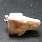 Natrolite Sterling Silver Pendant Necklace From Indonesia - 1.2" - 4.42 Grams