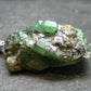 Tsavorite Gem Green Garnet Sterling Silver Pendant From Tanzania - 1.4" - 11.66 Grams