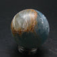 Stunning Lemurian Aquatine Blue Calcite Ball Sphere From Argentina - 1.1" - 38.07 Grams