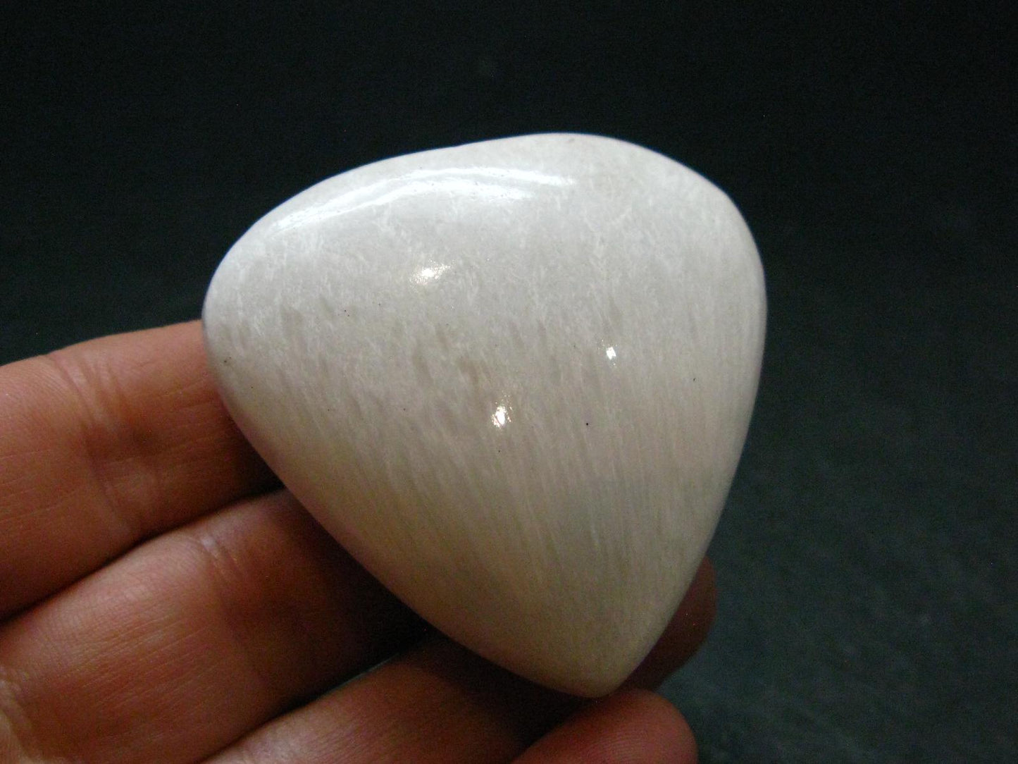 Scolecite Heart From India - 1.7" - 42.0 Grams